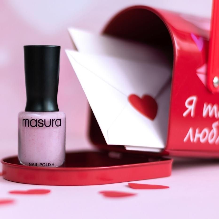 Лак для ногтей MASURA Клубничный Фраппе, 11 мл - превью
