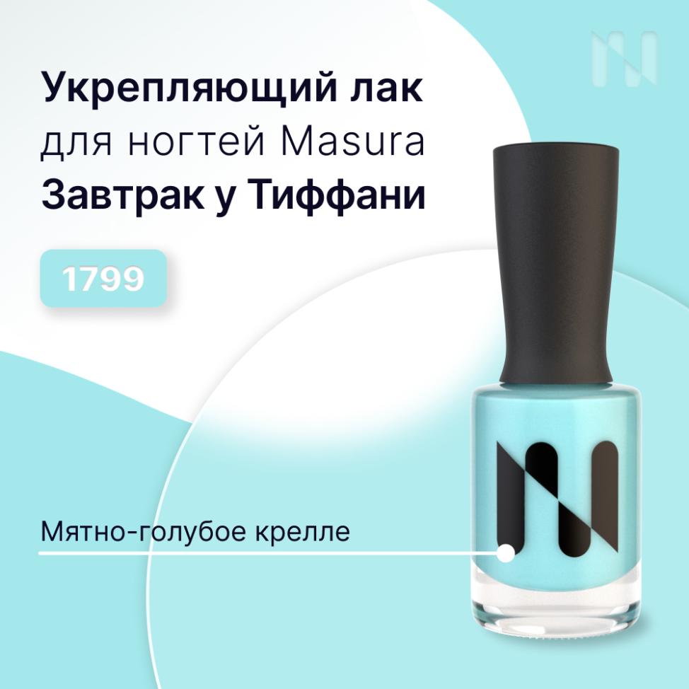 Лак для ногтей Укрепляющий Завтрак у Тиффани, 11 мл - превью