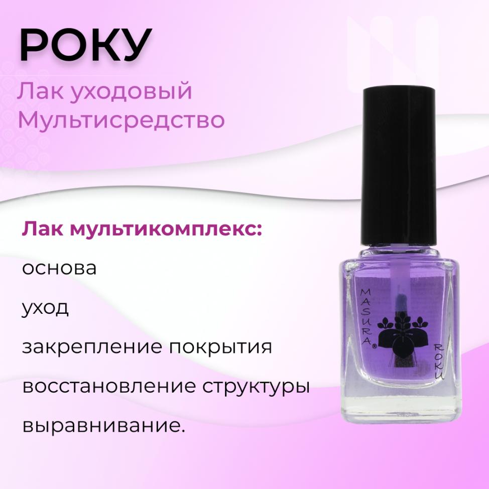 Лак уходовый Мультисредство 6 в 1 ROKU / РОКУ,12 мл - превью