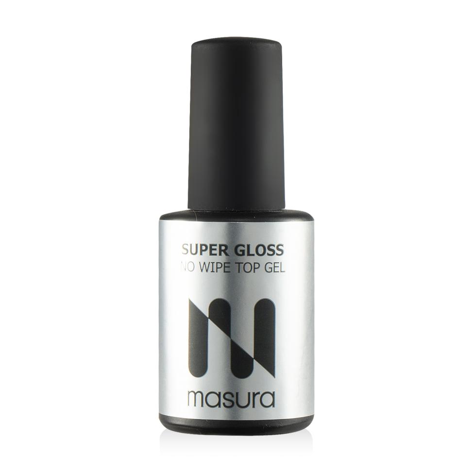 Топ SUPER GLOSS NO WIPE TOP GEL MASURA, 11мл, A002