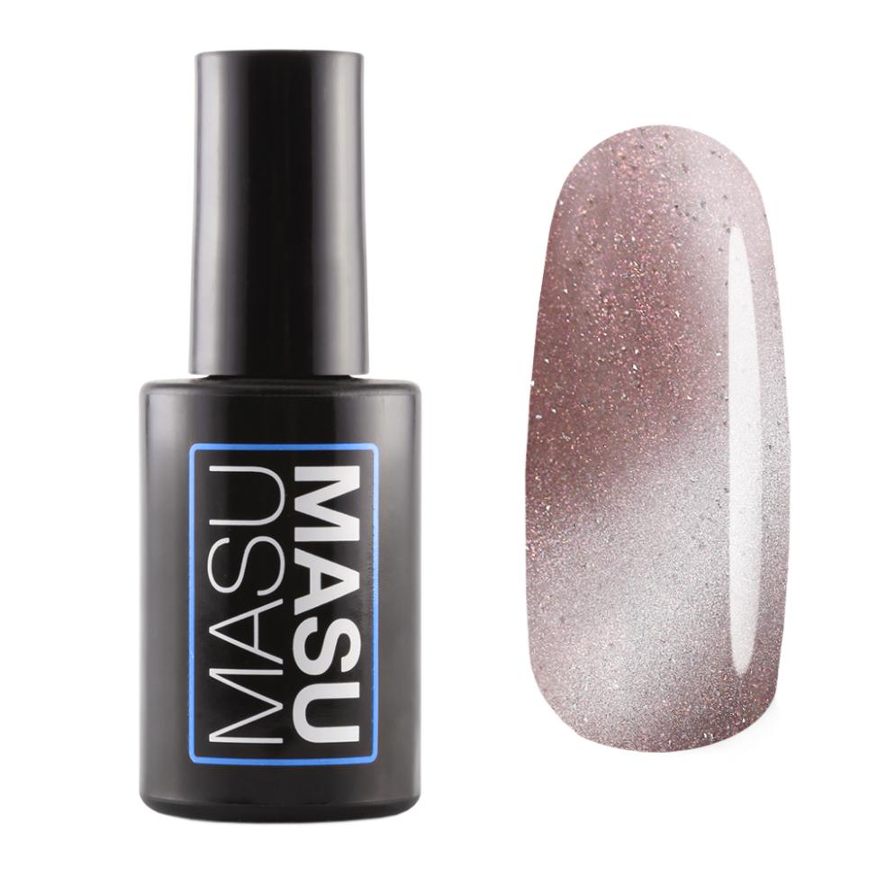 Гель-лак MASU MASU T002 Корейская шелковая кошка с эффектом аврора, 8 мл, T002